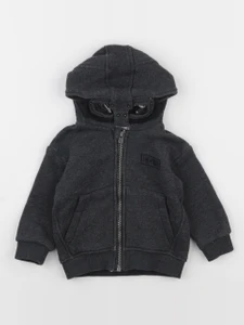 IKKS - sweat imprimé au dos gris - 12 mois