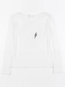 IKKS - tee-shirt imprimé au dos blanc - 10 ans