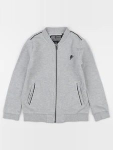 IKKS - sweat imprimé au dos gris - 8 ans