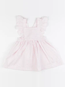 Lola Palacios - robe rose, blanc - 2 ans