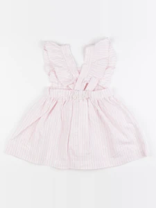 Lola Palacios - robe rose, blanc - 2 ans