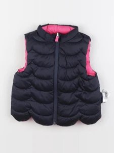 Jacadi - doudoune réversible bleu, rose - 24 mois