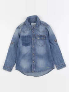 Zara - chemise imprimé au dos bleu - 4/5 ans