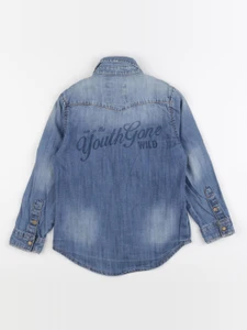 Zara - chemise imprimé au dos bleu - 4/5 ans