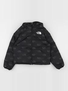 The North Face - doudoune réversible noir - 7/8 ans