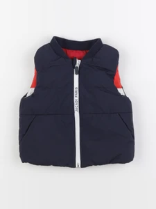 Jacadi - doudoune réversible bleu, blanc, rouge - 6 mois