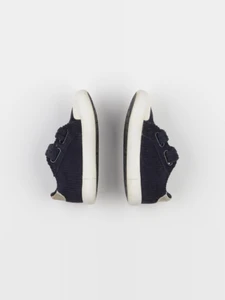 Vertbaudet - tennis à scratch/ lacets bleu - pointure 23