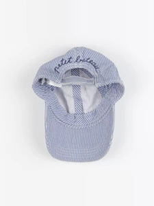 Petit Bateau - casquette bleu, blanc - 24/36 mois