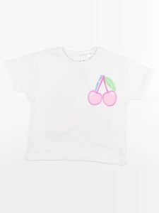 Zara - tee-shirt imprimé au dos blanc - 4 ans