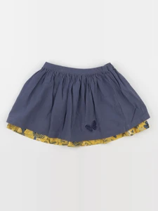Vertbaudet - jupe réversible bleu, jaune - 5 ans