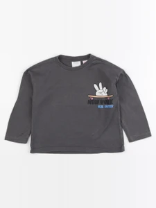 Zara - tee-shirt gris - 18/24 mois