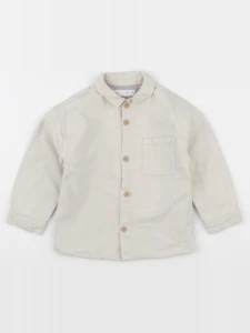 Zara - veste imprimé au dos beige - 3/4 ans
