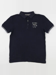 IKKS - polo imprimé au dos bleu - 10 ans