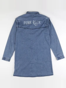 IKKS - robe imprimé au dos bleu - 12 ans