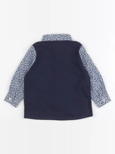 IKKS - chemise bleu - 12 mois