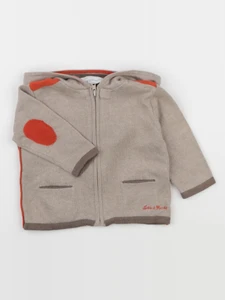 Tartine & Chocolat - gilet beige - 6 mois