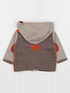 Tartine & Chocolat - gilet beige - 6 mois