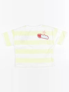 Zara - tee-shirt imprimé au dos blanc, jaune - 4 ans
