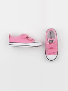 Converse - tennis à scratch/ lacets rose - pointure 24