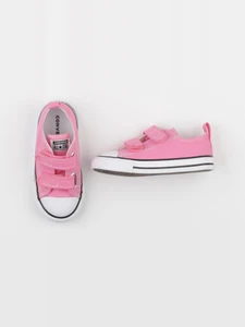 Converse - tennis à scratch/ lacets rose - pointure 24