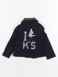 IKKS - veste imprimé au dos bleu - 2 ans