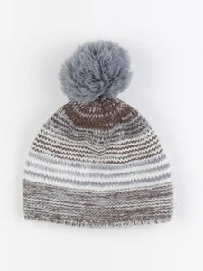 Vertbaudet - bonnet multicolore - 8/10 ans