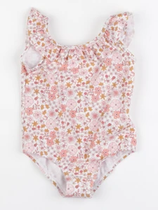 Vertbaudet - maillot de bain rose, orange - 24 mois