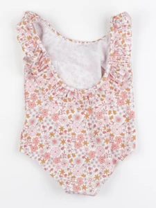 Vertbaudet - maillot de bain rose, orange - 24 mois