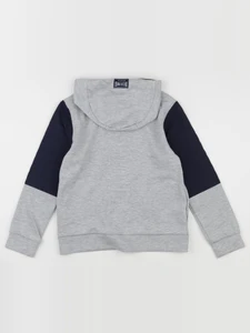 IKKS - sweat imprimé au dos gris, bleu - 10 ans
