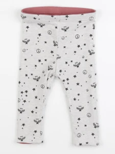 IKKS - legging réversible rose - 6 mois