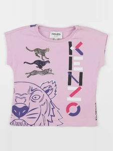 Kenzo - tee-shirt imprimé au dos rose - 3 ans