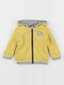 IKKS - sweat réversible gris - 12 mois