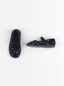 Zara - chaussons bleu, argent - pointure 25