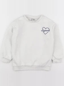 Tape à l'oeil - sweat imprimé au dos blanc - 5 ans