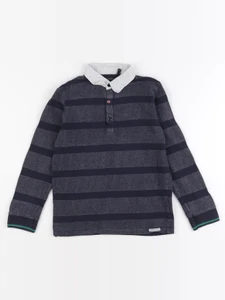 IKKS - polo imprimé au dos bleu - 8 ans