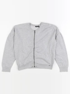IKKS - gilet imprimé au dos gris - 10 ans
