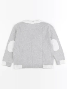 Bonpoint - gilet gris - 4 ans
