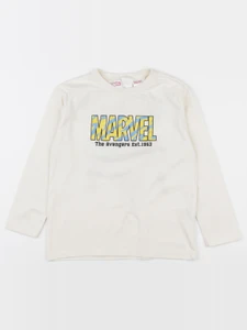 Zara - tee-shirt imprimé au dos beige - 4/5 ans