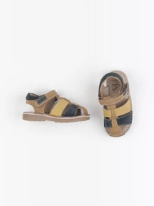 Vertbaudet - sandales bleu, marron - pointure 24