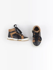Vertbaudet - baskets noir, marron - pointure 24