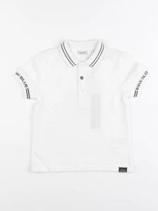 IKKS - polo imprimé au dos blanc - 18 mois
