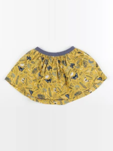 Vertbaudet - jupe réversible bleu, jaune - 5 ans