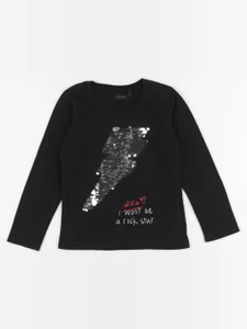 IKKS - tee-shirt noir - 4 ans