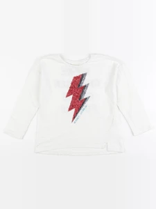 Zara - tee-shirt imprimé au dos blanc - 5 ans