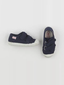 Cienta - tennis à scratch/ lacets bleu - pointure 23