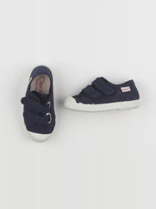Cienta - tennis à scratch/ lacets bleu - pointure 23