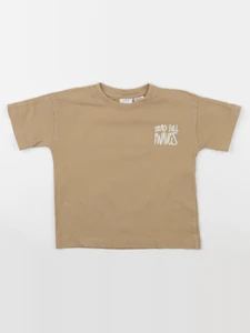 Zara - tee-shirt imprimé au dos beige - 2 ans