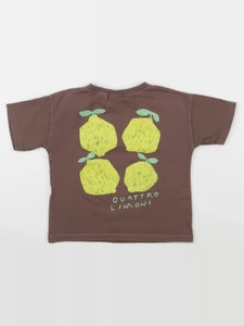 Zara - tee-shirt imprimé au dos marron - 2 ans