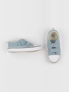 La Redoute - tennis à scratch/ lacets bleu - pointure 27