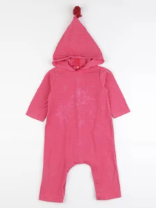 Petit Bateau - pyjama coton rose - 12 mois